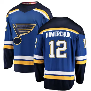 Women's Dale Hawerchuk St. Louis Blues Backer T-Shirt - Ash