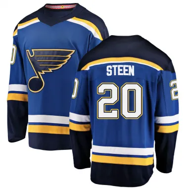 NHL Youth St. Louis Blues Royal Corked Ice Long Sleeve T-Shirt